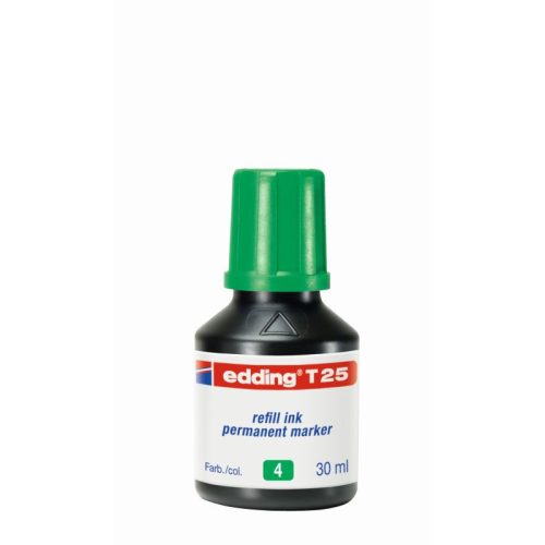 Edding T25 Tinta Permanent Markerhez Zöld 25 Ml