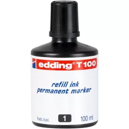 Edding T100 Tinta Permanent Markerhez Fekete 100 Ml