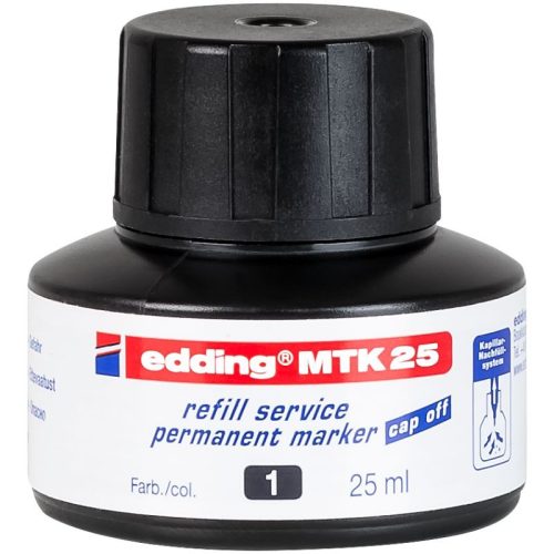 Edding Mtk25 Tinta Permanent Markerhez Fekete 25 Ml