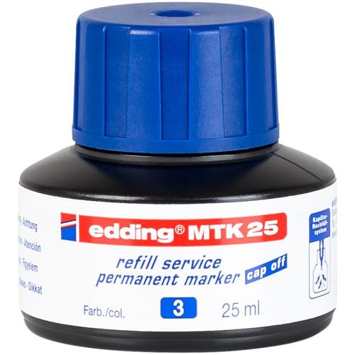 Edding Mtk25 Tinta Permanent Markerhez Kék 25 Ml