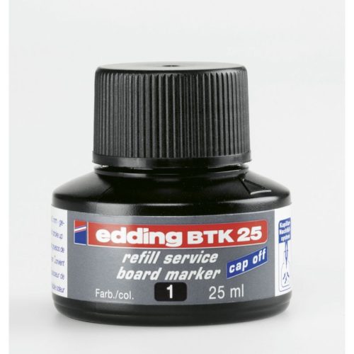 Edding Btk25 Tinta Táblamarkerhez Fekete 25 ml