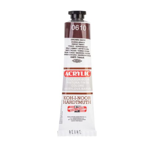 Koh-I-Noor 162722 Akrilfesték Sötétbarna 40 ml