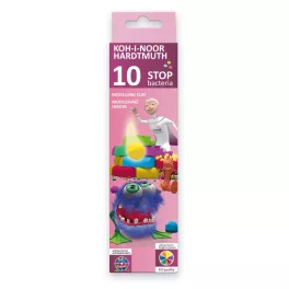   Koh-I-Noor 131810 Gyurma/10 Stop Bacteria Antibakteriális Színes 200 gramm