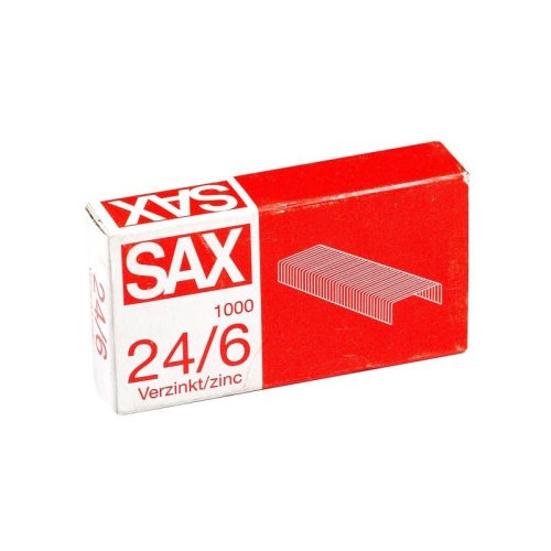 Sax 24/6 Fűzőkapocs Cink