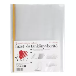   Ico Süni Füzet- És Tankönyvborító 10 Darab Öntapadós A/4