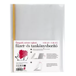   Ico Süni Füzet- És Tankönyvborító Öntapadós A/4 6 Darab A/5 4 Darab