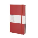Moleskine Notesz Qp061R Kemény Piros L Kockás