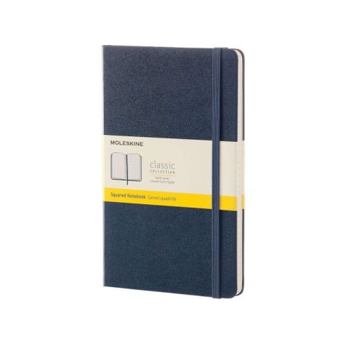Moleskine Notesz Qp061B20 Kemény Zafír Kék L Kockás