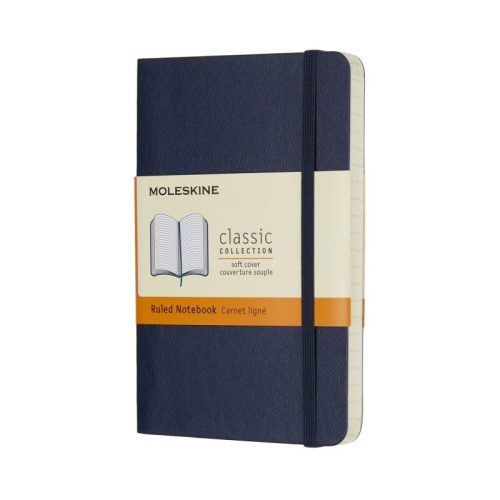 Moleskine Notesz Qp611B20 Puha Zafír Kék P Vonalas