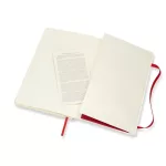 Moleskine Notesz Qp616F2 Puha Skarlát Piros L Vonalas