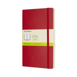 Moleskine Notesz Qp618F2 Puha Skarlát Piros L Sima