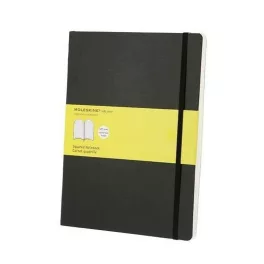 Moleskine Notesz Qp622 Puha Fekete XL Kockás