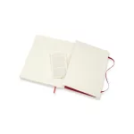 Moleskine Notesz Qp623F2 Puha Skarlát Piros XL Sima
