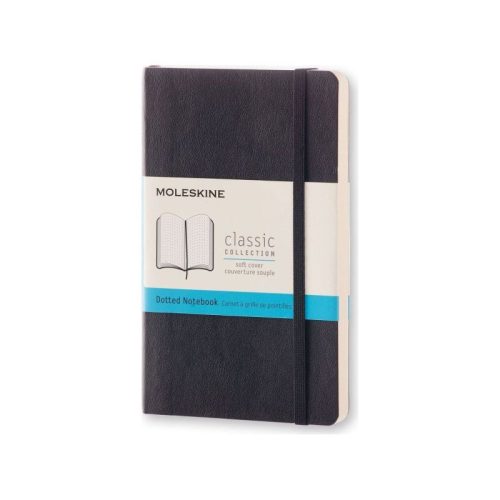 Moleskine Notesz Qp614 Puha Fekete P Pontozott