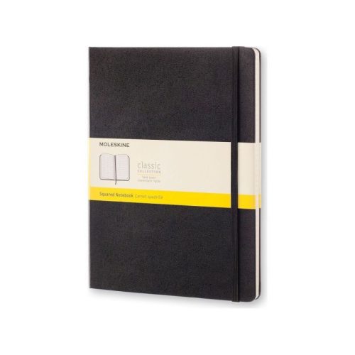 Moleskine Notesz Qp091 Kemény Fekete XL Kockás