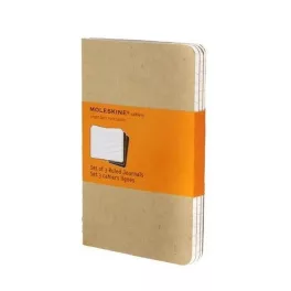 Moleskine Jegyzetfüzet Cahier 3 Darab Qp411 Barna P Vonalas