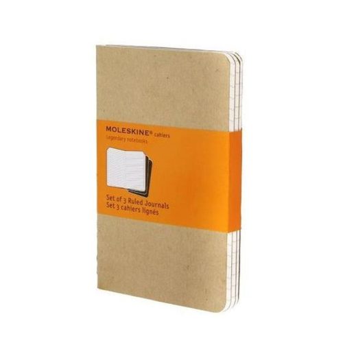 Moleskine Jegyzetfüzet Cahier 3 Darab Qp411 Barna P Vonalas