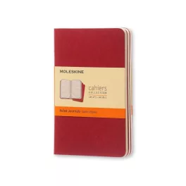 Moleskine Jegyzetfüzet Cahier 3 Darab Ch111 Piros P Vonalas