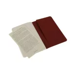 Moleskine Jegyzetfüzet Cahier 3 Darab Ch113 Piros P Sima