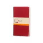 Moleskine Jegyzetfüzet Cahier 3 Darab Ch116Vf Piros L Vonalas