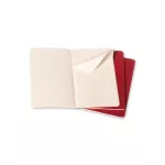 Moleskine Jegyzetfüzet Cahier 3 Darab Ch116Vf Piros L Vonalas