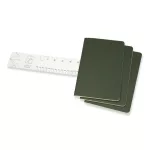 Moleskine Jegyzetfüzet Cahier 3 Darab Ch016K15 Mirtusz Zöld L Vonalas