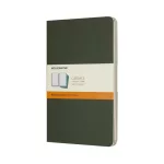 Moleskine Jegyzetfüzet Cahier 3 Darab Ch016K15 Mirtusz Zöld L Vonalas