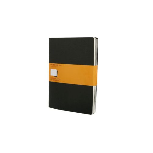 Moleskine Jegyzetfüzet Cahier 3 Darab Qp321 Fekete Xl Vonalas