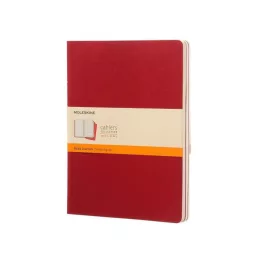   Moleskine Jegyzetfüzet Cahier 3 Darab Ch121 Piros Xl Vonalas
