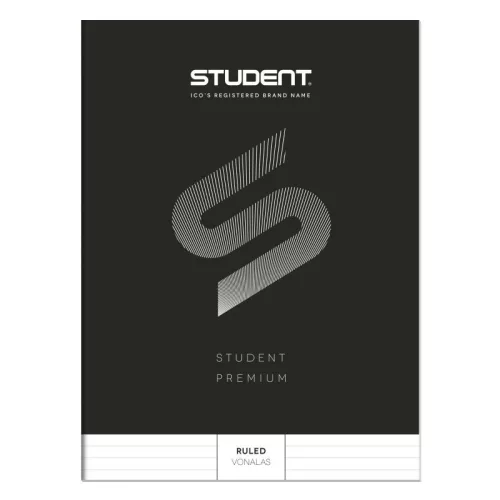 Ico Student Prémium Fekete Füzet Vonalas 32 Lap A/4