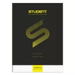Ico Student Prémium Fekete Füzet Kockás 32 Lap A/4