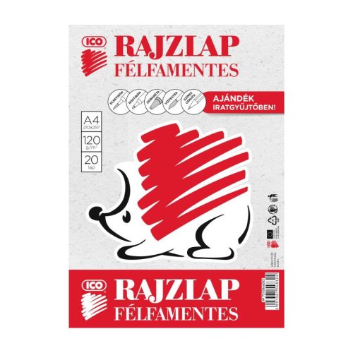 Süni Rajzlap Félfamentes 20 Lap A/4