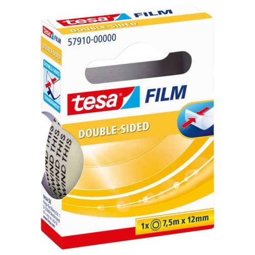 Tesa 57910 Tesafilm Ragasztószalag Kétoldalú 7.5Mx12 gramm