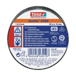   Tesa 53988-00011 53947-05 Szigetelőszalag Fekete 20 m x 19 mm