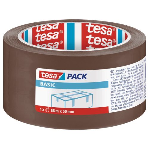 Tesa Basic 58571 Csomagolószalag Barna 66Mx50 gramm