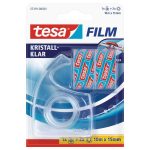 Tesa 57319 Tesafilm Crystal Clear Ragasztószalag 10Mx15 gramm 2 Darab +Tépő Bliszter