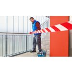 Tesa 58137 Kordonszalag Piros-Fehér 100 m x 80 mm