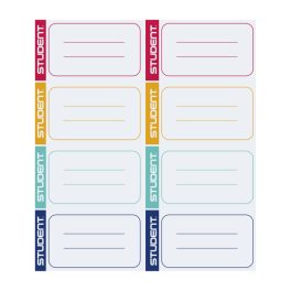 Ico Student Füzetcímke 8 Darab/Ív