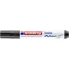 Edding 4500 Cr T-Shirt Textilmarker Fekete 001 D10
