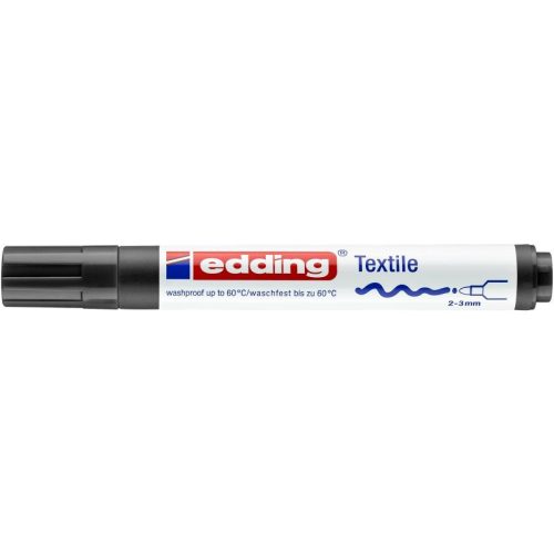 Edding 4500 Cr T-Shirt Textilmarker Fekete 001 D10