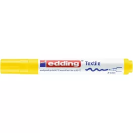 Edding 4500 Cr T-Shirt Textilmarker Sárga 005 D10