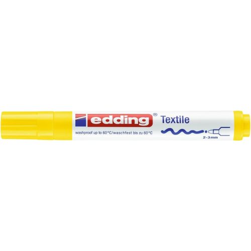 Edding 4500 Cr T-Shirt Textilmarker Sárga 005 D10