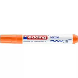 Edding 4500 Cr T-Shirt Textilmarker Narancssárga 006 D10