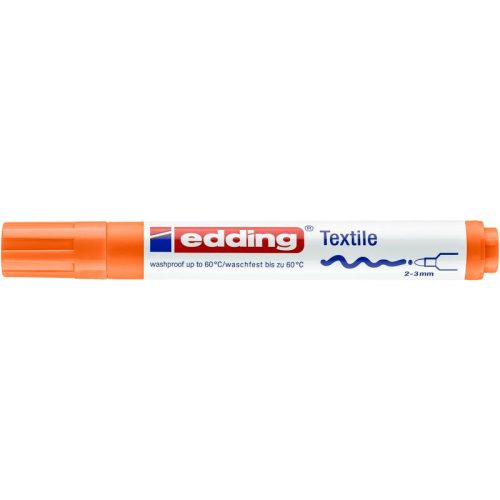 Edding 4500 Cr T-Shirt Textilmarker Narancssárga 006 D10