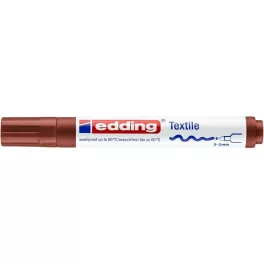 Edding 4500 Cr T-Shirt Textilmarker Barna 007 D10