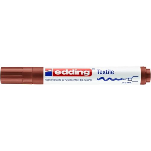 Edding 4500 Cr T-Shirt Textilmarker Barna 007 D10