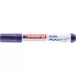 Edding 4500 Cr T-Shirt Textilmarker Lila 008 D10