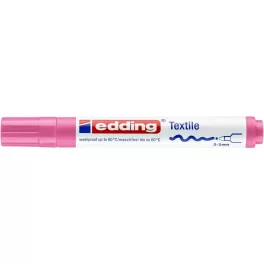 Edding 4500 Cr T-Shirt Textilmarker Rózsaszín 009 D10