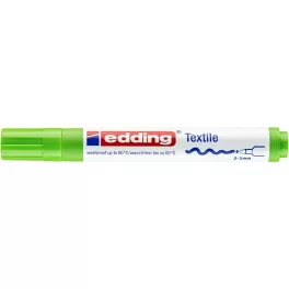 Edding 4500 Cr T-Shirt Textilmarker Világoszöld 011 D10