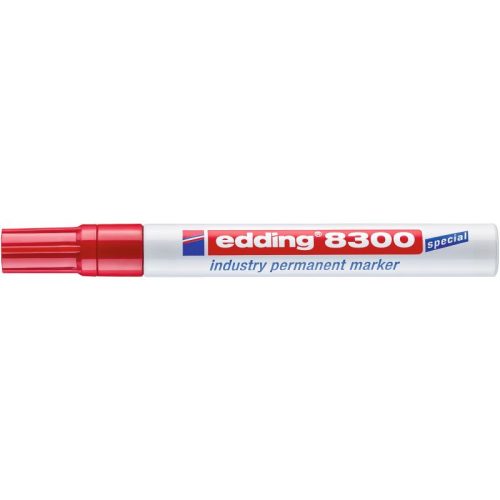 Edding 8300 Ipari Permanent Marker Piros D10